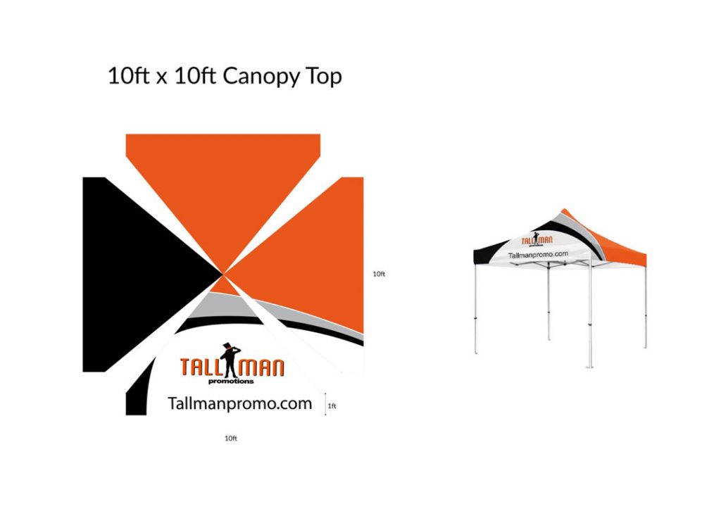 10x10 canopy artwork template