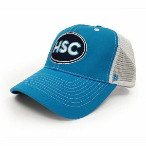 Custom blue cap
